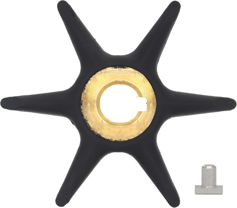 QUICKMARINER QuickMarine 277181 Boat Water Pump Impeller with Pin Key Service Kit for Johnson Evinrude 3-7.5 HP Outboard Motors replaces 0277181 Sierra 18-3001 Marine Engine - Image 1